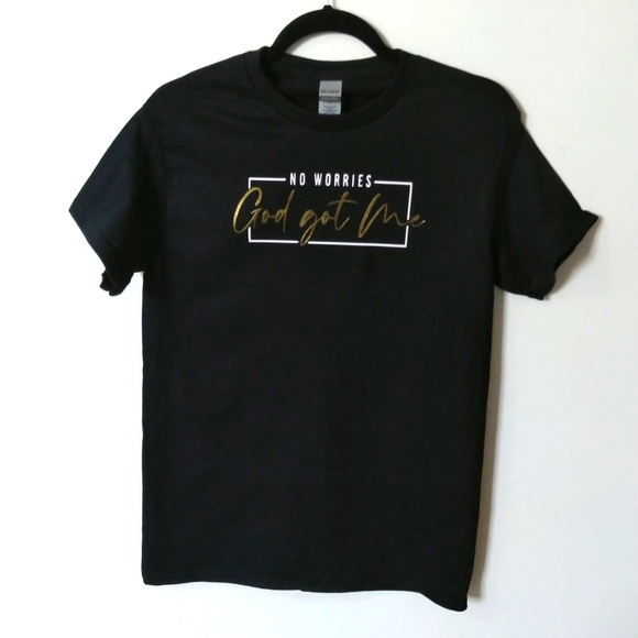 SBC's God Got Me Short Sleeve Crew Neck Black T-Shirt - Picture 2 of 4